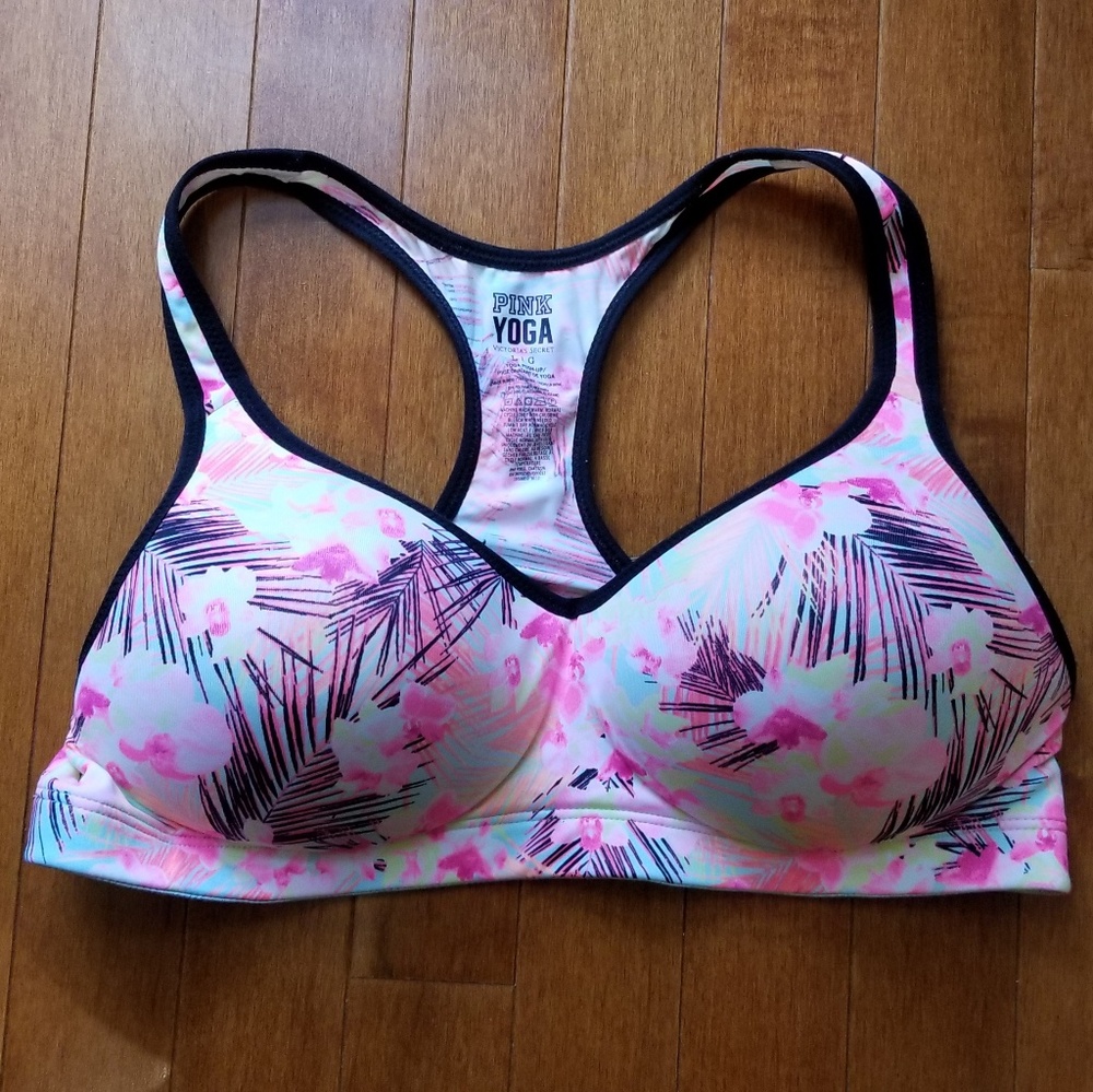 VS Victorias Secret Pink Yoga Bra large